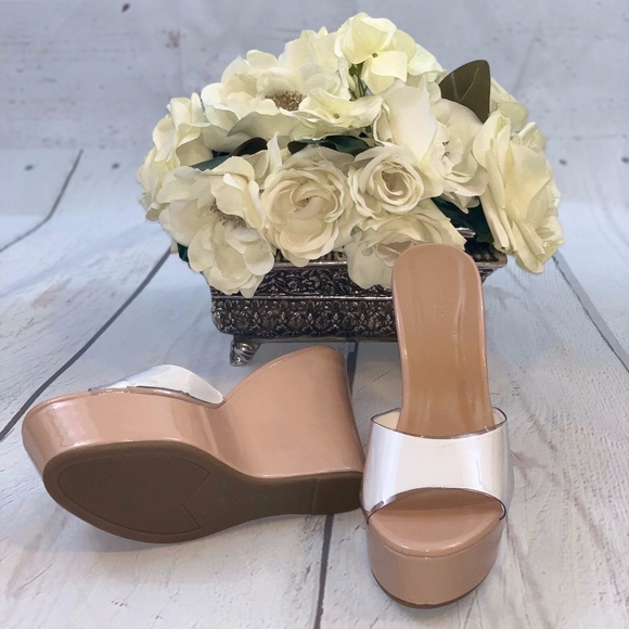 Summer In Cannes - Nude Wedges 8.5 - Picture 4 of 8